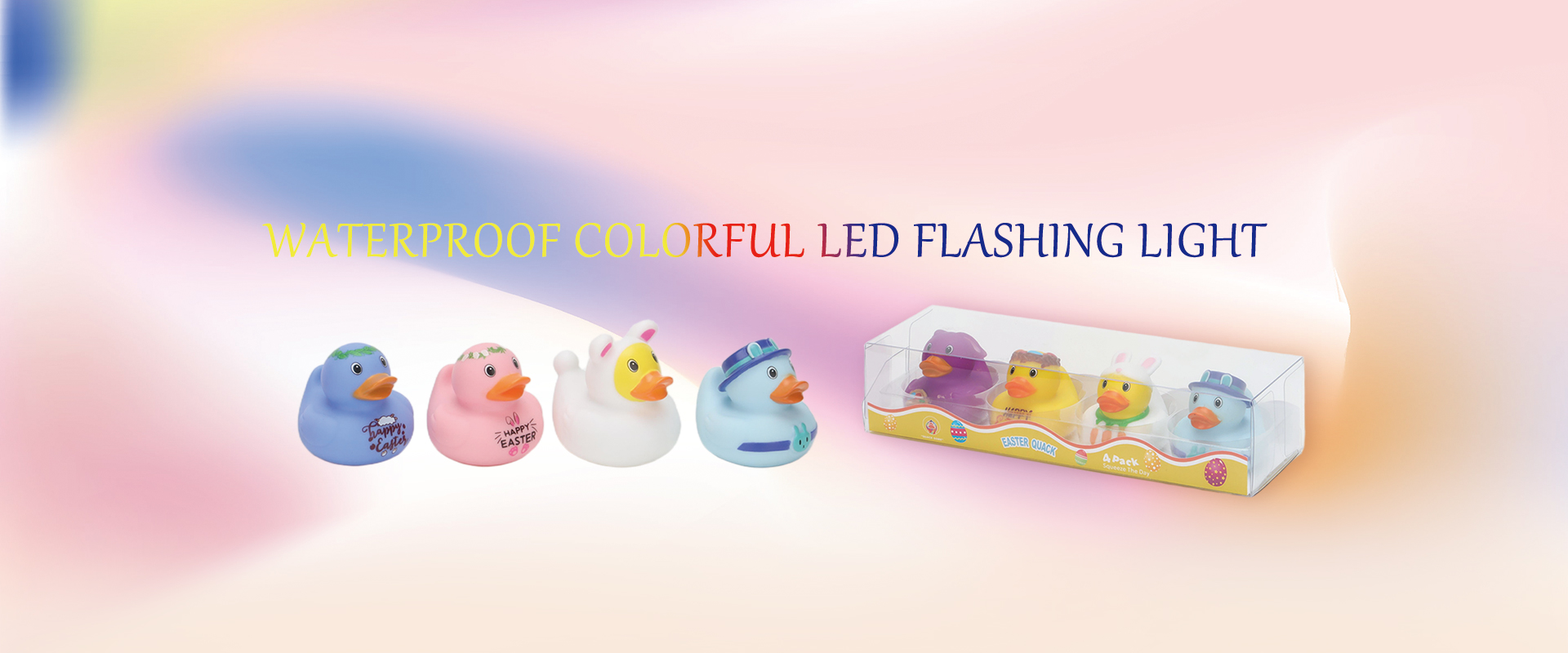 Sweetheart Duck（Waterproof Colorful LED Light)