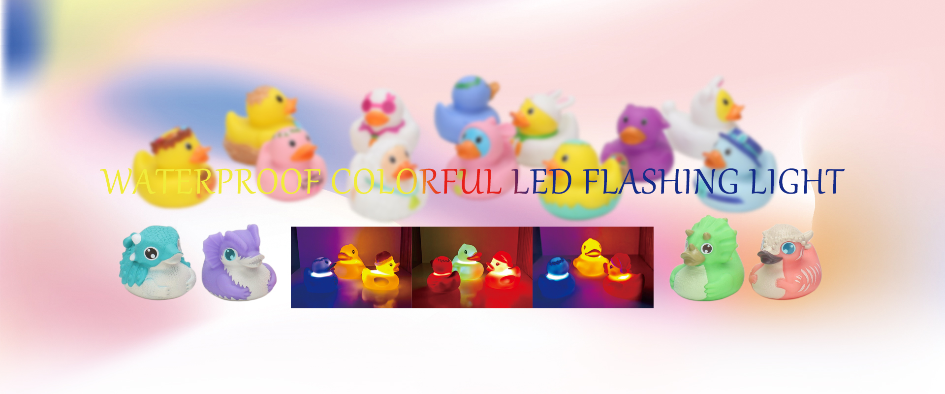 Sweetheart Duck(Waterproof Colorful LED Light)