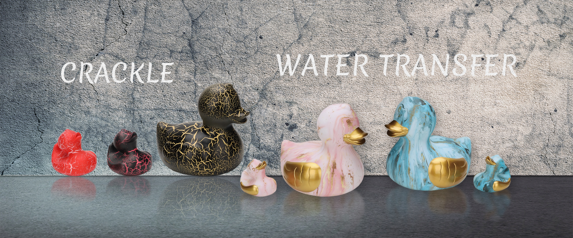 Crackle & Water Transfer Quacks